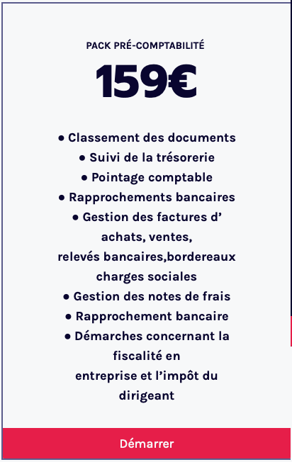 PACK PRÉ-COMPTABILITÉ